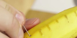 バナナに針を刺してみたら衝撃の結果が!超便利なトリックを紹介