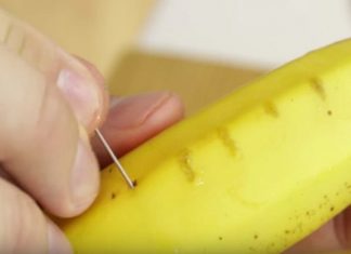 バナナに針を刺してみたら衝撃の結果が!超便利なトリックを紹介