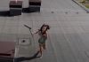 Inappropriate moments caught on camera by a drone