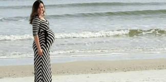 妻の妊婦姿を写した写真の後ろに映りこんだと衝撃のものとは